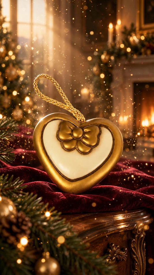 Cuore dorato di Natale, idee regalo