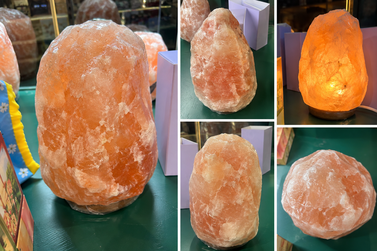 Lampada di Sale Naturale dell’Himalaya 🧡
