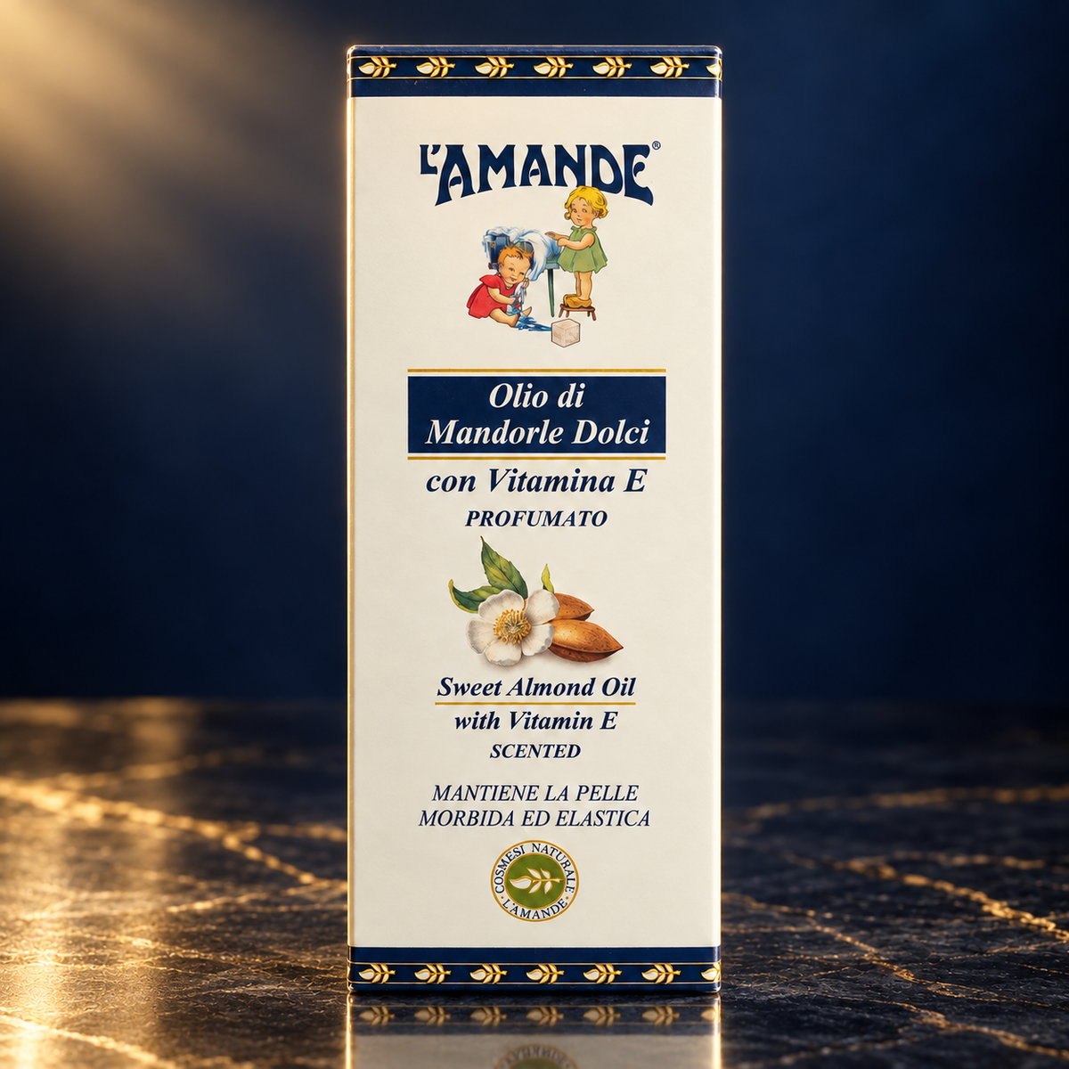 L’Amande – Olio di Mandorle Dolci Profumato con Vitamina E

Una carezza profumata per la tua pelle. L’Olio di Mandorle Dolci L’Amande con Vitamina E aiuta a mantenere la pelle morbida ed elastica, trasformando la cura del corpo in un piacevole momento di