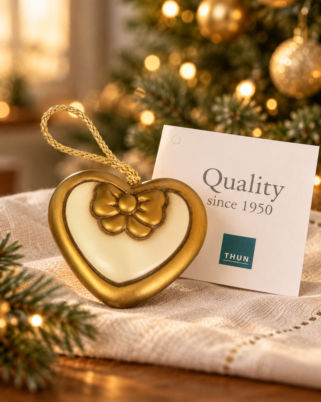 Set regalo: cuore THUN + Tè dell'Imperatore